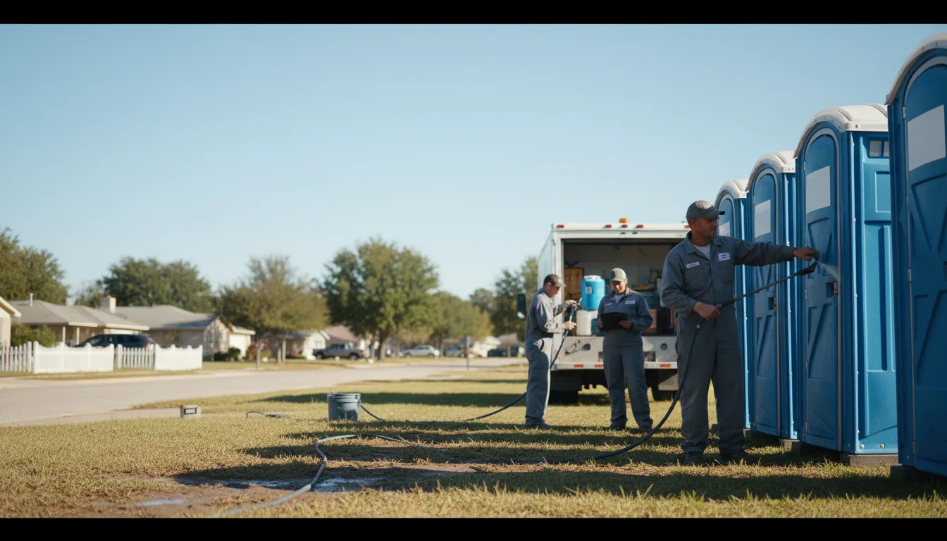 Long-Term Portable Toilet Rental in Bardwell, TX near me